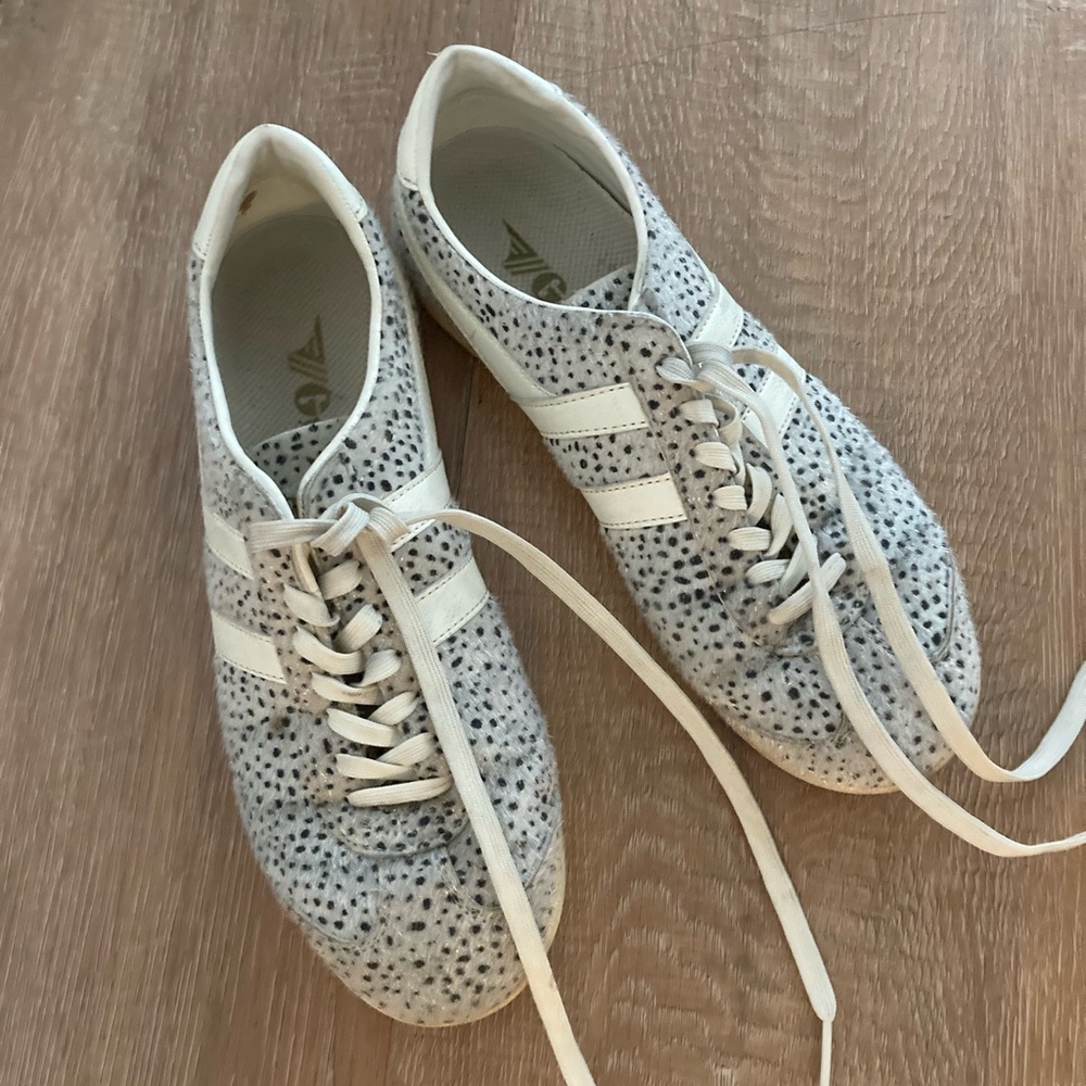 Gola leopard print sneakers